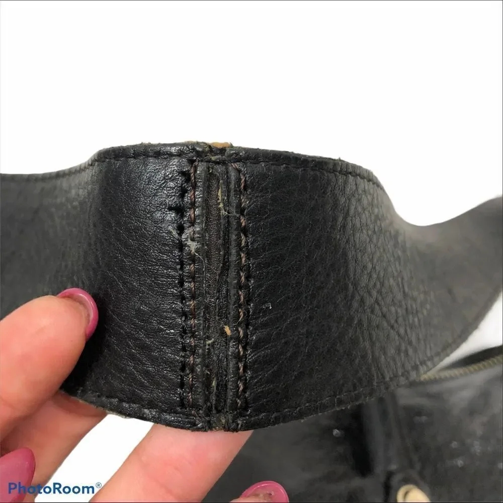 Kate‎ Spade Black Textured Patent Leather Purse